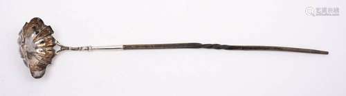 A George III silver toddy ladle, maker NS & AN, London,