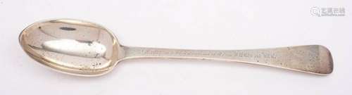 A Victorian Old English pattern basting spoon, maker John Al...