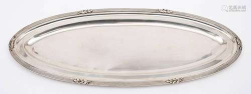 An Austro-Hungarian silver serving tray,