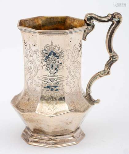 A Victorian silver christening mug, maker Joseph Angell I &a...