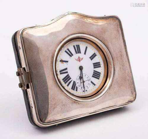 A large steel cased pocket watch: with 5.