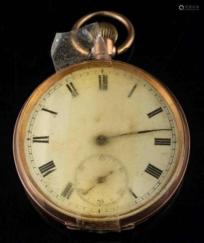 A 9 carat gold pocket watch,