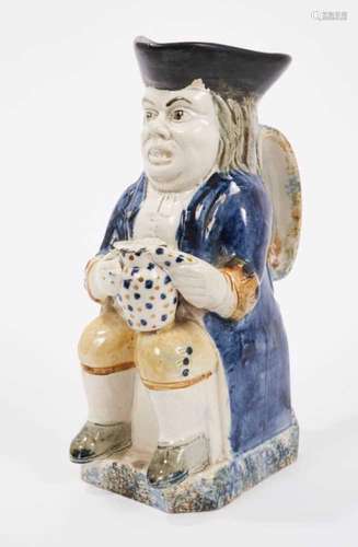 Prattware Toby jug, circa 1800