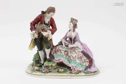 Capodimonte figural group