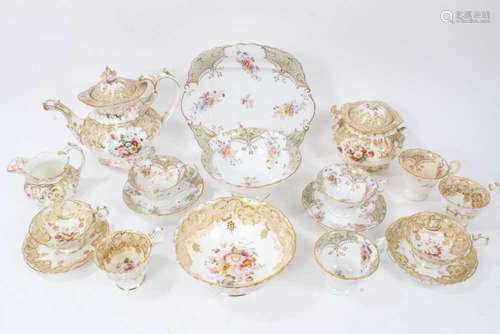 Two Victorian tea sets