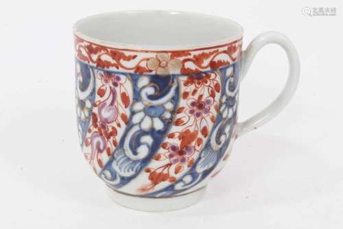 A Worcester Queen Charlotte pattern coffee cup, circa 1758