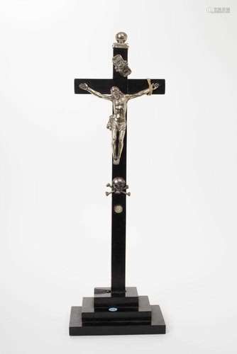 Antique possibly 18th century silver crucifix