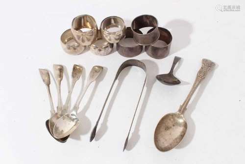 Selection of miscellaneous 19th/20th century silver (various...