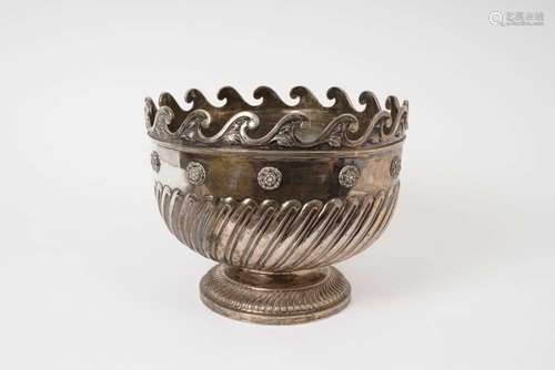 Late Victorian silver Monteith London 1894