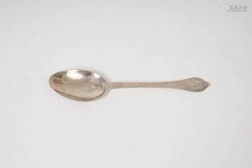 Rare 17th century silver rat tail trefid spoon, probably Wes...