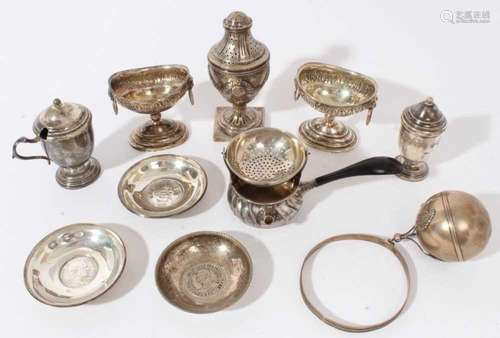 Selection of 19th/20th century Danish silver