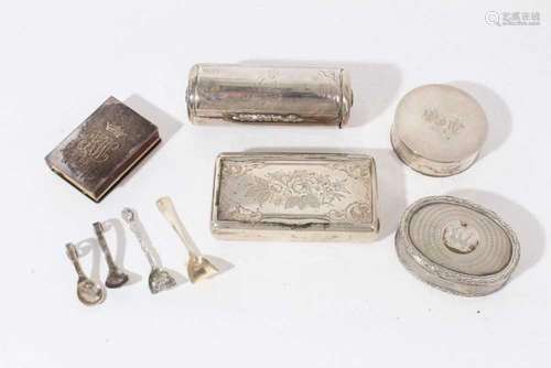 Selection of Swedish silver