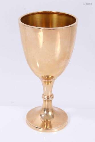 9ct gold communion cup