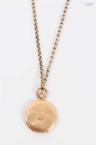 15ct gold locket by the Goldsmiths & Silversmiths Co Lon...