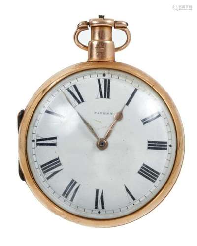 Georgian 18ct gold pocket watch by Morris Tobias of Liverpoo...