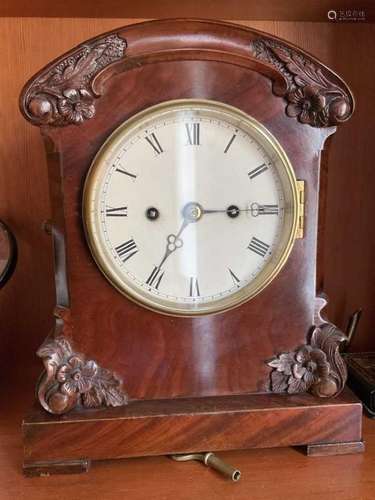 Victorian mahogany bracket clock