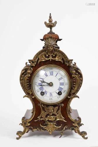 Late 19th century German mantel clock in French-style case