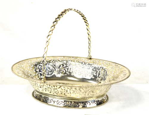 English Silver Basket