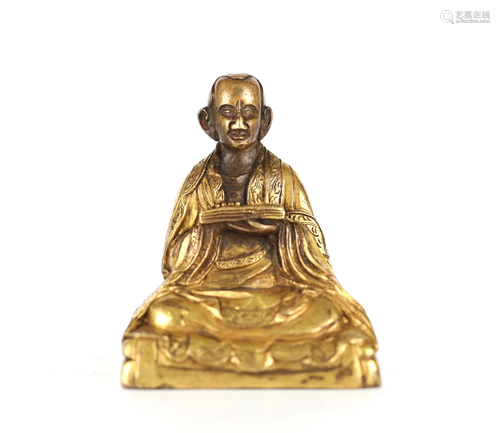 Chinese Gilt Bronze Buddha Figure