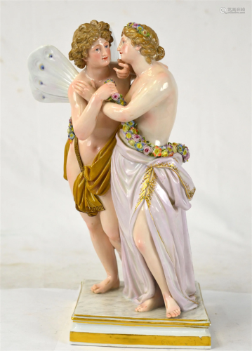 Fine Meissen Classical Figure of Couple