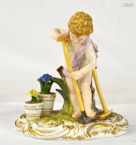 Meissen Figure of Gardner