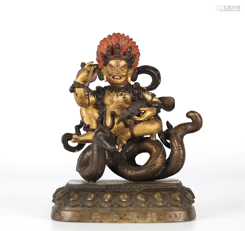 Chinese Gilt Bronze Buddha Figure