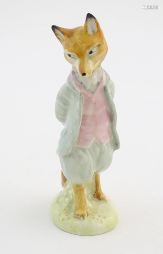 A Beswick model of Beatrix Potter's Foxy Whiskered Gent...