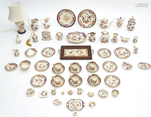 A large quantity of Mason's ironstone tea wares in the ...