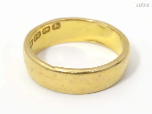 A 22ct gold ring, hallmarked Birmingham 1907. Approx. 6.8g. ...