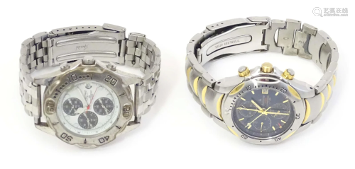 Two late 20thC genteman's wrist watches to include an A...