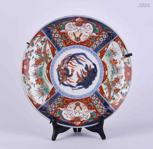 Wucai Plate China Qing dynasty