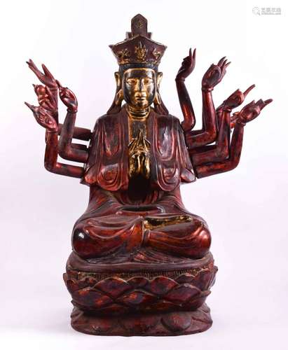 Thousand armed Bodhisattva Vietnam 18th / 19th century