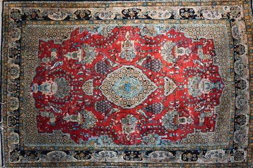 old oriental carpet