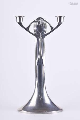 Art Nouveau candlestick - design Josef Maria Olbrich