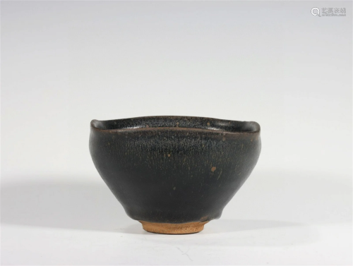 A Chinese Jian-Type Glazed Porcelain Cup
