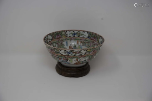 Chinese Antique Family Rose Bowl #2