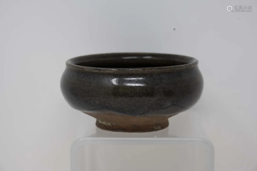 Brown Rusted Glazed Ware Pottery Bowl