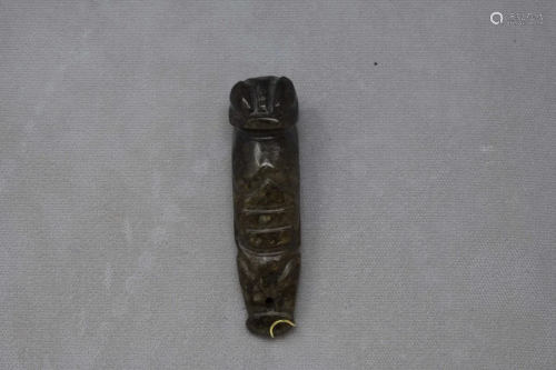 Hongshan Culture Jade Amulet Pendant