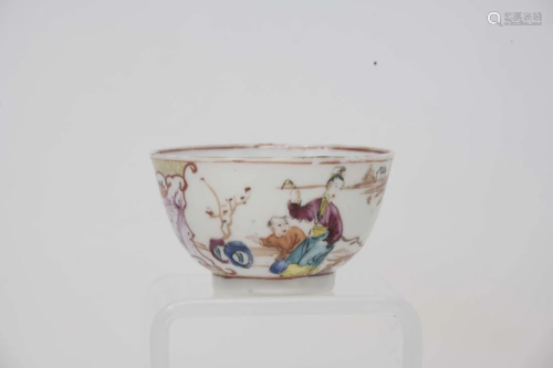 18th century Rose Family Chinese Porcelain Cup