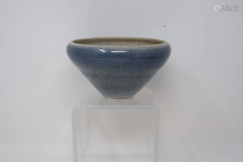 Junyao Ware Pottery Bowl with Horse Design