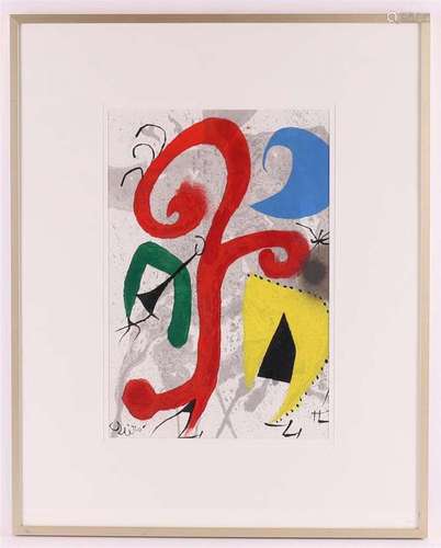 Miro, Joan (Barcelona 1893 Palma -1983) 'Jardin au clair...