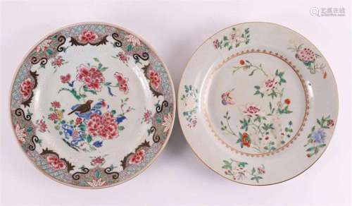 A Chinese famille rose porcelain plate, Younzheng, c. 1730.