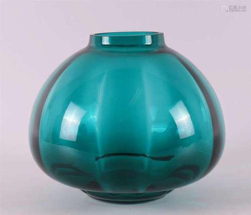 Netherlands, Maastricht. A green glass vase 'Mira', ...