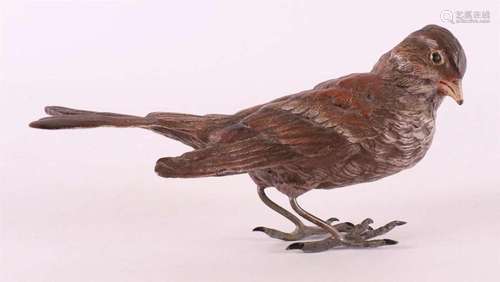 A Viennese bronze sparrow, 1st half 20th century.