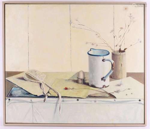 Nijmeijer, J. (Joop) (Hoogeveen 1941-2017) 'Still life w...