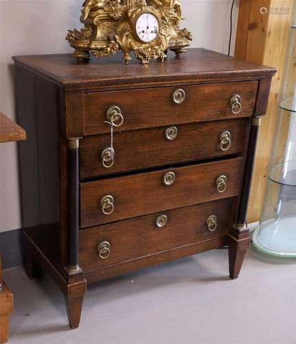 A four-drawer chest of drawers, Northern Netherlands, early ...