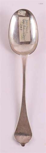 A silver memorial spoon, Groningen, Harmanus Friese II, jl 1...