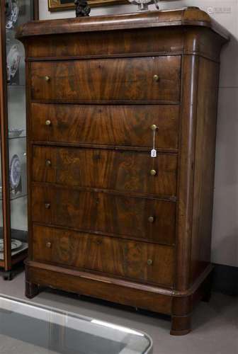 A Biedermeier chiffonière, 19th century.