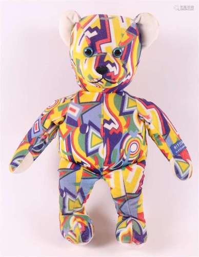 A polychrome fabric design teddy bear, Alessandro Mendini fo...