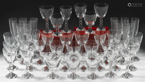 Großes Baccarat-Trinkglasservice "Vega"